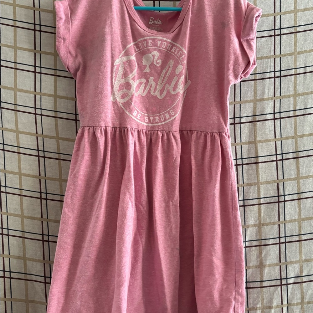Barbie Logo Pink Casual Dress